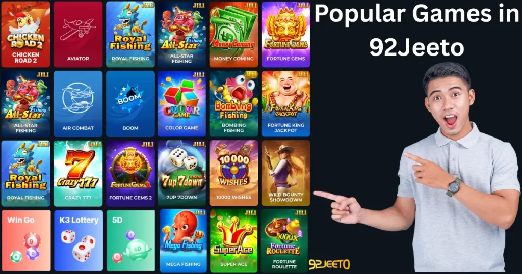 92Jeeto Popular Games